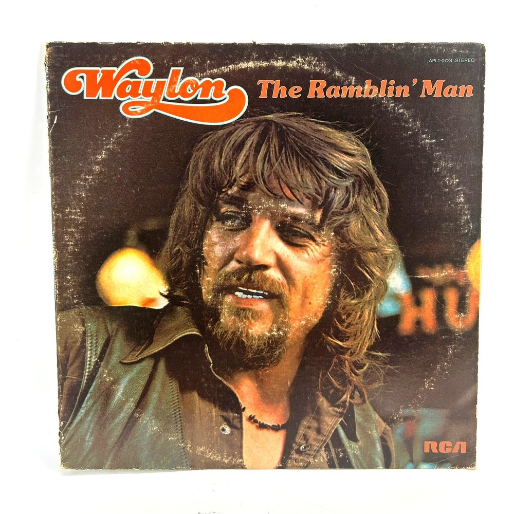 Waylon Jennings The Ramblin' Man Vinyl LP Album RCA Victor APL1-0734 1974 Stereo